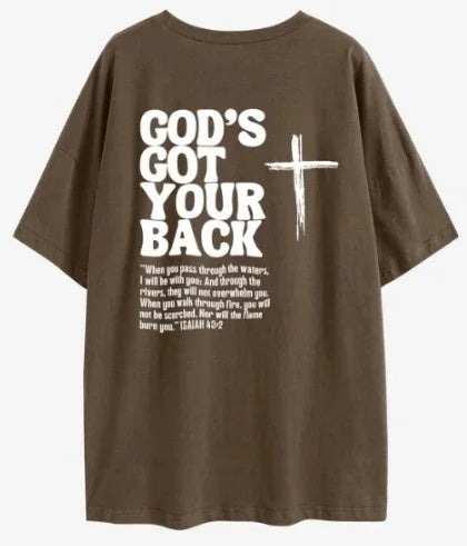 Trust Jesus Christian Oversized T-Shirt He Who Believes In Me Loose Tee Women Trendy Casual cotton Aesthetic Top