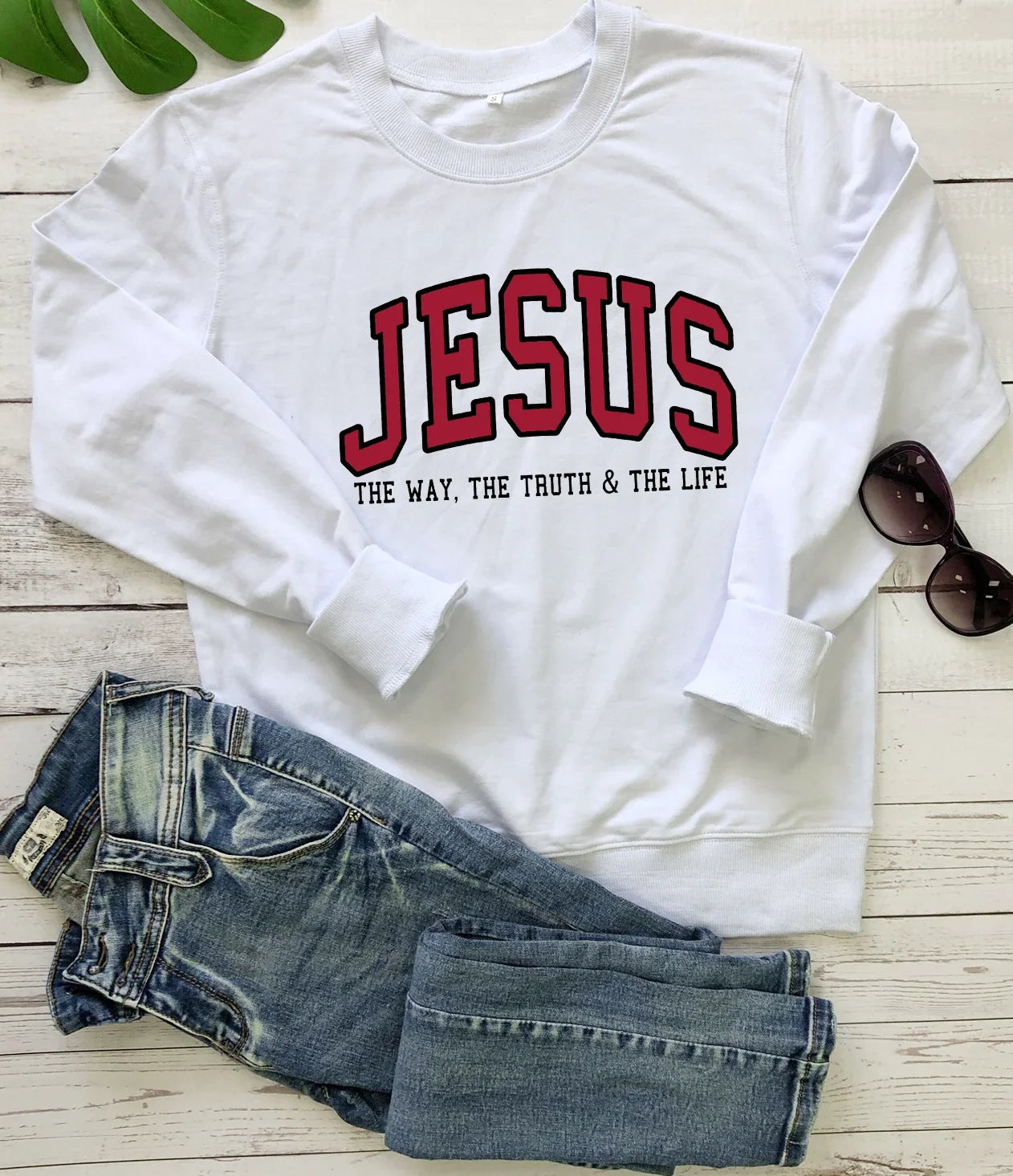 Jesus The Way, Truth, Life’ Sweatshirt – Inspiring Faith, Everyday Comfort”