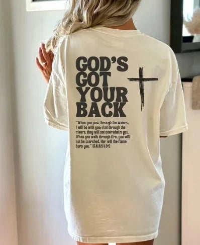 Trust Jesus Christian Oversized T-Shirt He Who Believes In Me Loose Tee Women Trendy Casual cotton Aesthetic Top