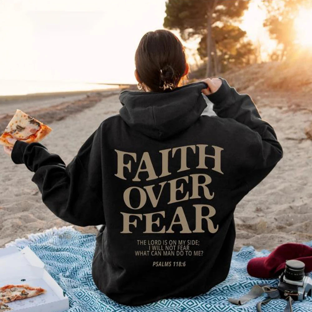 Faith Over Fear’ Hoodie – Bold Faith, Everyday Style