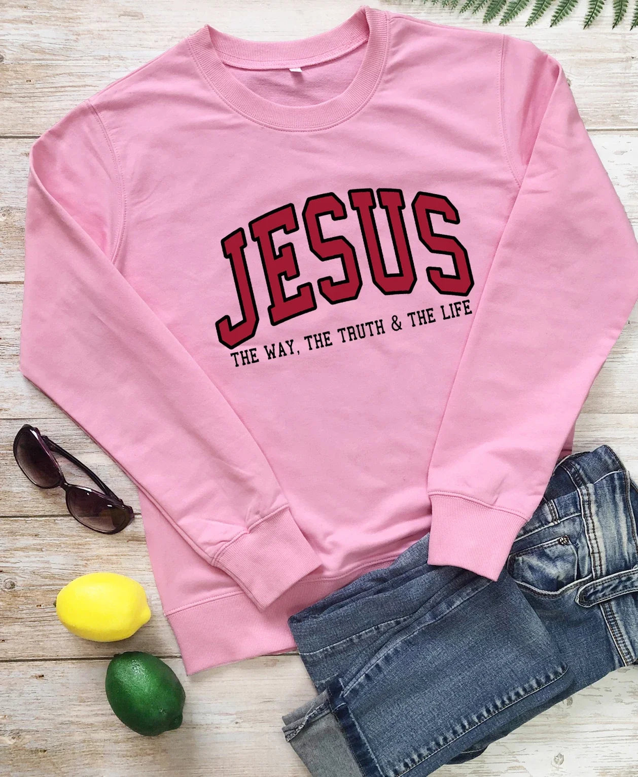 Jesus The Way, Truth, Life’ Sweatshirt – Inspiring Faith, Everyday Comfort”