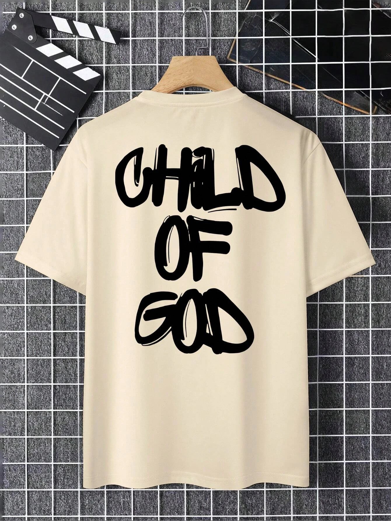 Child of God Men’s Cotton T-Shirt – Bold Faith, Everyday Comfort